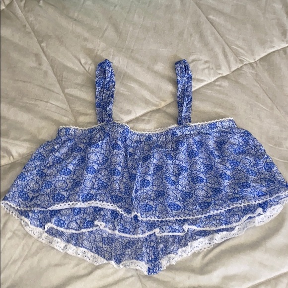 Free People Ruffle Crop Top - Picture 2 of 3